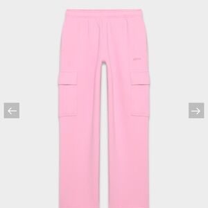 Aritzia Bubblegum Pink Cargo Sweatpants
